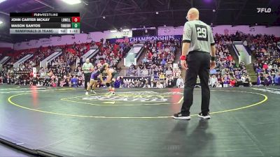 106 lbs Semifinals (8 Team) - John Carter McKay, Lowell HS vs Mason Santos, Three Rivers HS