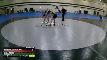 136 lbs Champ. Round 1 - Kara Rohlf, Augustana (IL) vs Shawna Oesterling, Adrian College