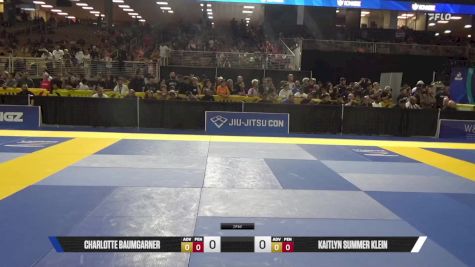 Charlotte Baumgarner vs Kaitlyn Summer Klein 2025 Pan Kids Jiu-Jitsu IBJJF Championship