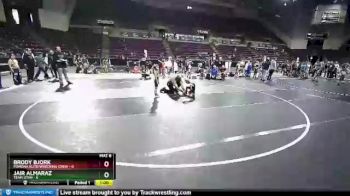 49 lbs Round 1 (10 Team) - Jair Almaraz, Team Utah vs Brody Bjork, Pomona Elite/Wrecking Crew