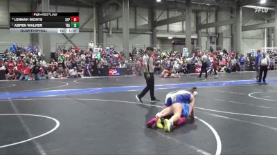 115 lbs Quarterfinal - Aspen Walker, Trailblazer vs Lennah Monts, South Central Punisher