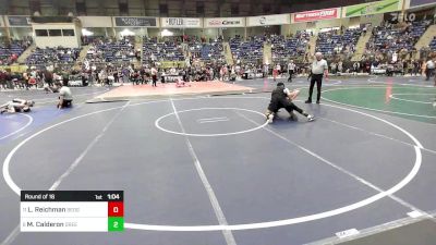 165 lbs Round Of 16 - Levi Reichman, Sedgwick County vs Matthew Calderon, Greeley United