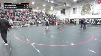 106 lbs Cons. Round 1 - William Servin, Del Sol vs Euey De La Cruz, Laguna Hills