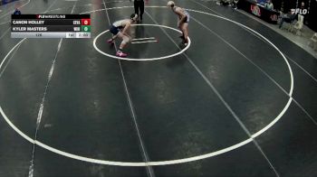 126 lbs Semis & 1st Wrestleback (8 Team) - Canon Holley, Central Valley vs Kyler Masters, Wilcox-Hildreth