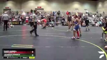 112 lbs Round 3 (6 Team) - Leonidas Fonseca, Donahue WA vs David Harrell, BadBass Green