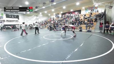 150 lbs Cons. Semi - Michael Jimenez, La Quinta/LQ vs Diego McDonald, Marshall