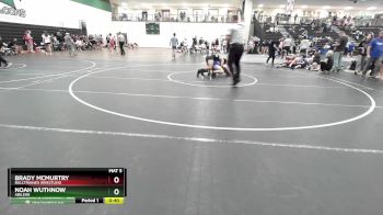 138 lbs Cons. Round 6 - Noah Wuthnow, Abilene vs Brady Mcmurtry, Bulltrained Wrestling