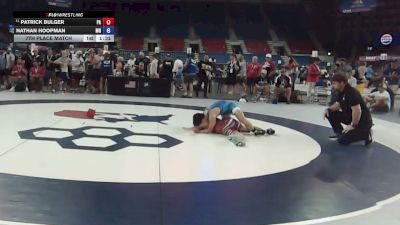 113 lbs 7th Place Match - Patrick Bulger, Pennsylvania vs Nathan Hoopman, Minnesota