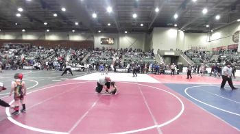 40 lbs Round Of 16 - Eli Emigh, Corning Sharks vs Alexia Macias, Greenwave Youth WC