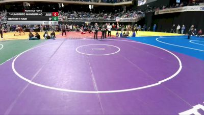 5A 165 lbs Champ. Round 1 - Humberto Mandujano, La Joya Juarez-Lincoln vs Bennett Ham, Dallas Highland Park