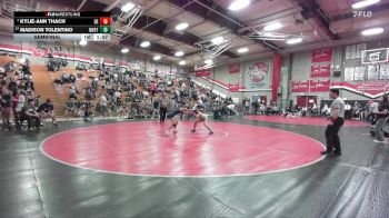 100 lbs Semifinal - Kylie-ann Thach, Eleanor Roosevelt vs MADISON TOLENTINO, Northview