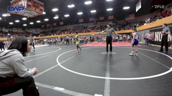 80 lbs Quarterfinal - Elijah Pagonis, BullTrained vs MATHIAS ROGERS, ANADARKO