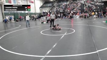 43 lbs Semifinal - Chantry Pieper, HAWK vs Jace Wilcoxen, Sherman Challengers