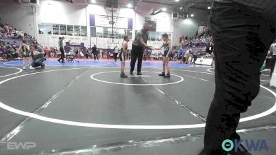 78-80 lbs Rr Rnd 2 - Brinley Leyba, Team Tulsa Wrestling Club vs Tatum Howell, Mannford Pirate Youth Wrestling