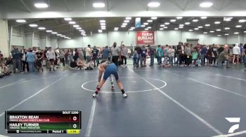 114 lbs Cons. Round 2 - Hailey Turner, Virginia Team Predator vs Braxton Bean, Prince William Wrestling Club