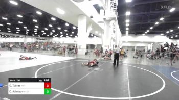 57 lbs Round Of 16 - Daniel Torres, Mat Demon WC vs Caleb Johnson, Rancho Bernardo WC