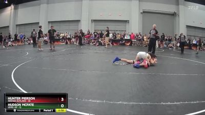 96 lbs Round 3 (10 Team) - Hudson Mcfate, Level Up vs Hunter Pierson, Indiana Outlaws