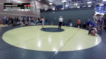 138 lbs Cons. Round 2 - Brynley Butler, Snake River Wrestling Club vs Abbigail Hernandez, Cougar Wrestling Club