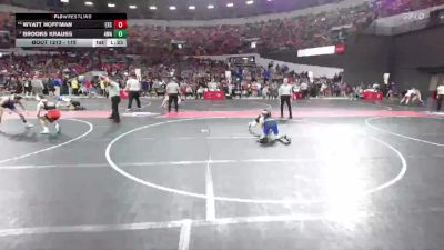 115 lbs Champ. Round 2 - Wyatt Hoffman, Excel vs Brooks Krauss, Askren Wrestling Academy
