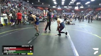 107 lbs Champ. Round 2 - Stone Redmon, Dundee WC vs Cael Johnson, Michigan West WC