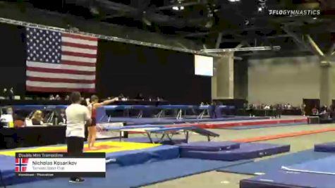 Nicholas Kosarikov - Double Mini Trampoline, Tornado Sport Club - 2021 USA Gymnastics Championships