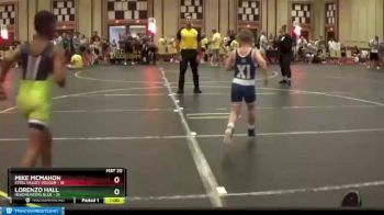 75 lbs Semis & 1st Wrestleback (8 Team) - Mike McMahon, Steel Valley Vouger vs Lorenzo Hall, Headhunters Blue