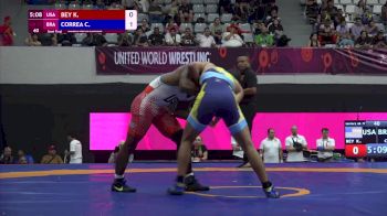 77 kg Semifinal - Kamal Bey, USA vs Calebe Correa, BRA