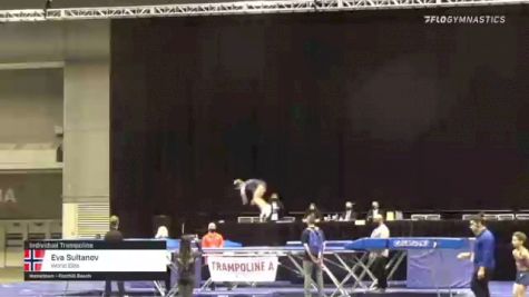 Eva Sultanov - Individual Trampoline, World Elite - 2021 USA Gymnastics Championships