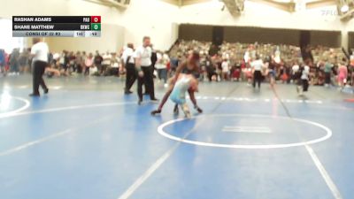 110-I lbs Consi Of 32 #2 - Rashan Adams, Paulsboro vs Shane Matthew, Blue Knights Alpha