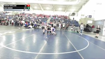 126 lbs Champ. Round 1 - Mason Gwilliam, Lehi vs Max Brems, Brighton