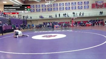 149 lbs Cons. Round 3 - Nico Yazzolino, Unattached vs Lucas Higginbotham, Unattached