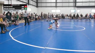 95 lbs Round 4 (6 Team) - Realee Overton, GREAT BRIDGE WRESTLING CLUB vs Colton Wyss, EASTERN CAROLINA WRESTLING ACADEMY