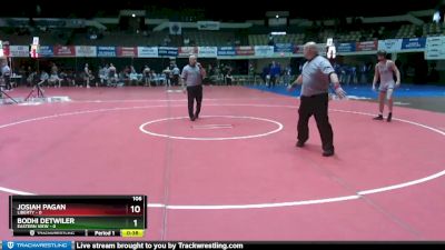 120 lbs Semis & 1st Wrestleback (8 Team) - Kyle Gibson, New Kent vs Nashuan Harden, Smithfield