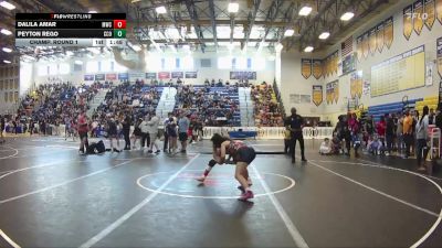 110 lbs Champ. Round 1 - Dalila Amar, Mayhem Wrestling Club vs Peyton Rego, Camden County Outsiders