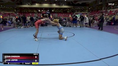 120 lbs Cons. Round 1 - Aydan Emerson, NM vs Jacob Leeper, OK