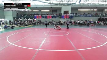 165 lbs Consi Of 8 #2 - Dylan O'Brian, Fairfield Warde vs Chase Catalano, Xavier
