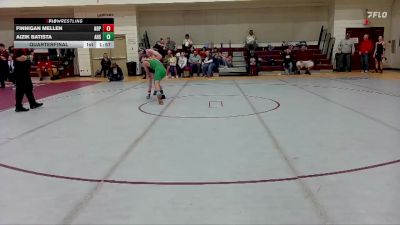 132 lbs Quarterfinal - Aizik Batista, Amphitheater High School vs Finnigan Mellen, Notre Dame Preparatory