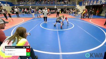 73 lbs Quarterfinal - Sam Shyers, Miami Takedown Club vs Cole Jones, Purler Wrestling Academy (PWA-NWA)