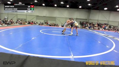 115 lbs Rr Rnd 1 - Avery Rios, LWA 14U vs Arcadius Cruz, Team Dash 14U