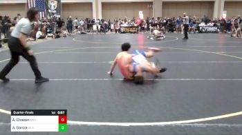 109 lbs Quarterfinal - Alex Chacon, Safford WC vs Aiden Garcia, DC Academy