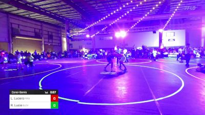 156 lbs Consolation - Luke Lucero, Pirate Wrestling vs Rusch Lucio, Blevins Middle School