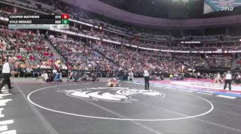 132-5A 1st Place Match - Cooper Mathews, Cherokee Trail vs Kyle Menuez, Grandview