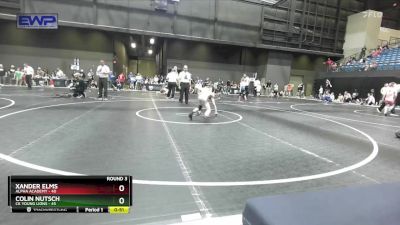 58 lbs Round 3 - Colin Nutsch, CK Young Lions vs Xander Elms, Alpha Academy