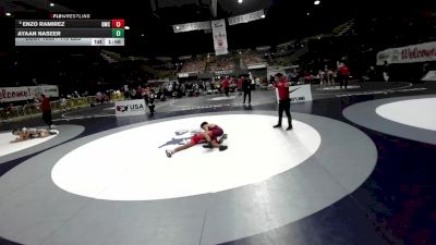 113 lbs Champ. Rd Of 32 - Enzo Ramirez, Delta Wrestling Club vs Ayaan Naseer
