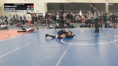 111 lbs Rr Rnd 4 - Gabriel Stamp, DoughBoy WC - ESC vs Dysen Dixon, Rabbit Wrestling Club - ESC