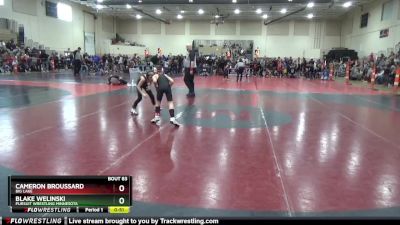 65 lbs Cons. Round 4 - Blake Welinski, Pursuit Wrestling Minnesota vs Cameron Broussard, Big Lake