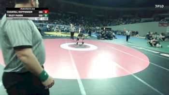 4A/3A/2A/1A Girls 145 Quarterfinal - Riley Paden, Cascade Girls vs Chantell Noffsinger, Creswell Girls