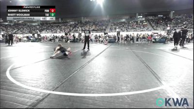 52 lbs Quarterfinal - Johnny Elswick, Prime Wrestling vs Rhett Woolman, Tiger Trained Wrestling