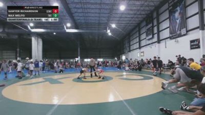 55 lbs Quarterfinals (8 Team) - Max Melito, TRIANGLE WRESTLING CLUB vs Sawyer Richardson, CAPITAL CITY WRESTLING CLUB