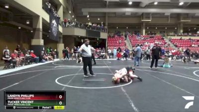 130 lbs Cons. Round 5 - Landyn Phillips, Maize Wrestling Club vs Tucker Vincent, Maize Wrestling Club